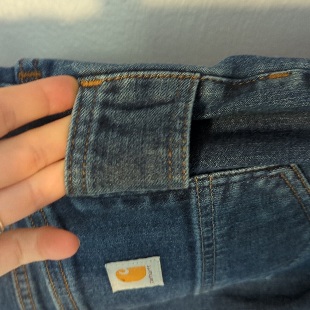 Carhartt Brand Work Jeans Relaxed Fit Rugged Flex Size 6 Regular Model BD5383W - Picture 5 of 11